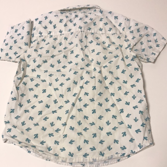 Gymboree Boys Cactus Button Down SS Shirt - Picture 3 of 5